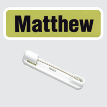 Load image into Gallery viewer, Name Badge 19 x 64 | Standard Pin Back