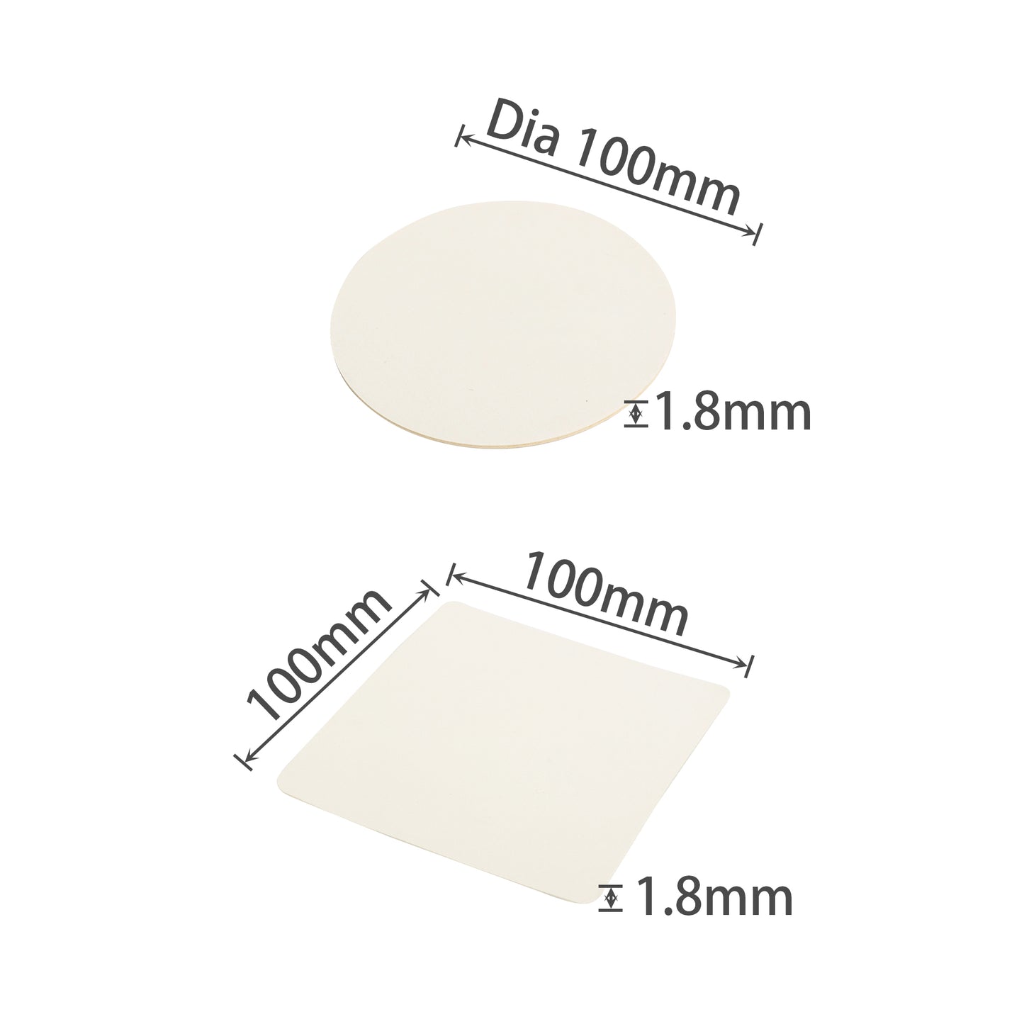 Cardboard Coasters - Bulk