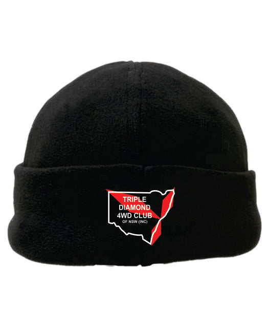 Triple Diamond Micro Fleece Beanie - Clever Club Products