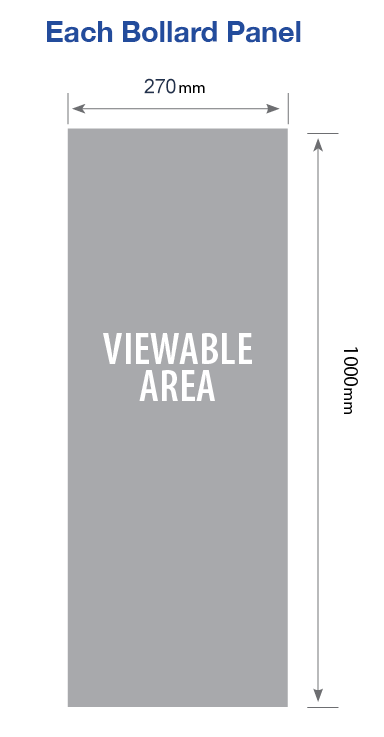 Corflute Bollard Cover