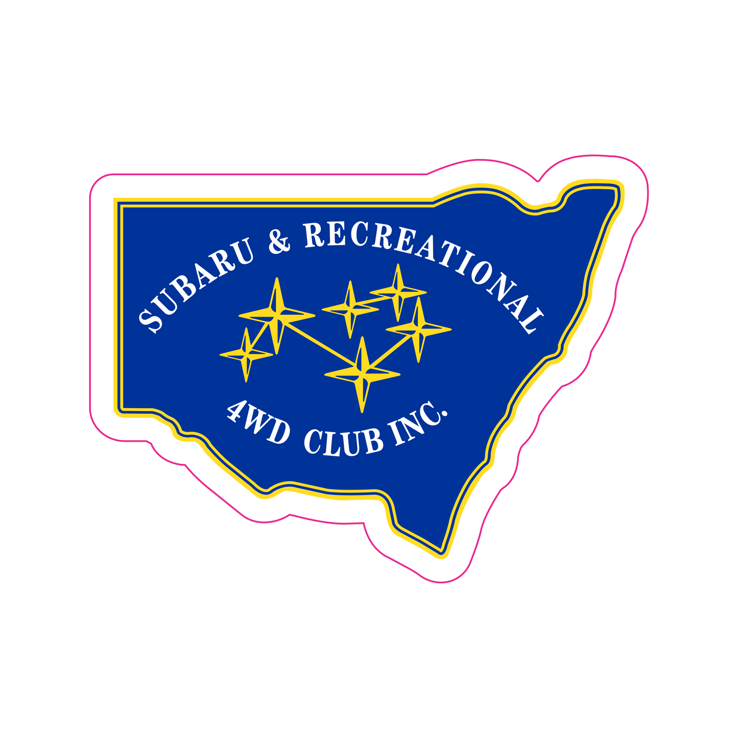 Subaru & Recreational 4WD Club Sticker