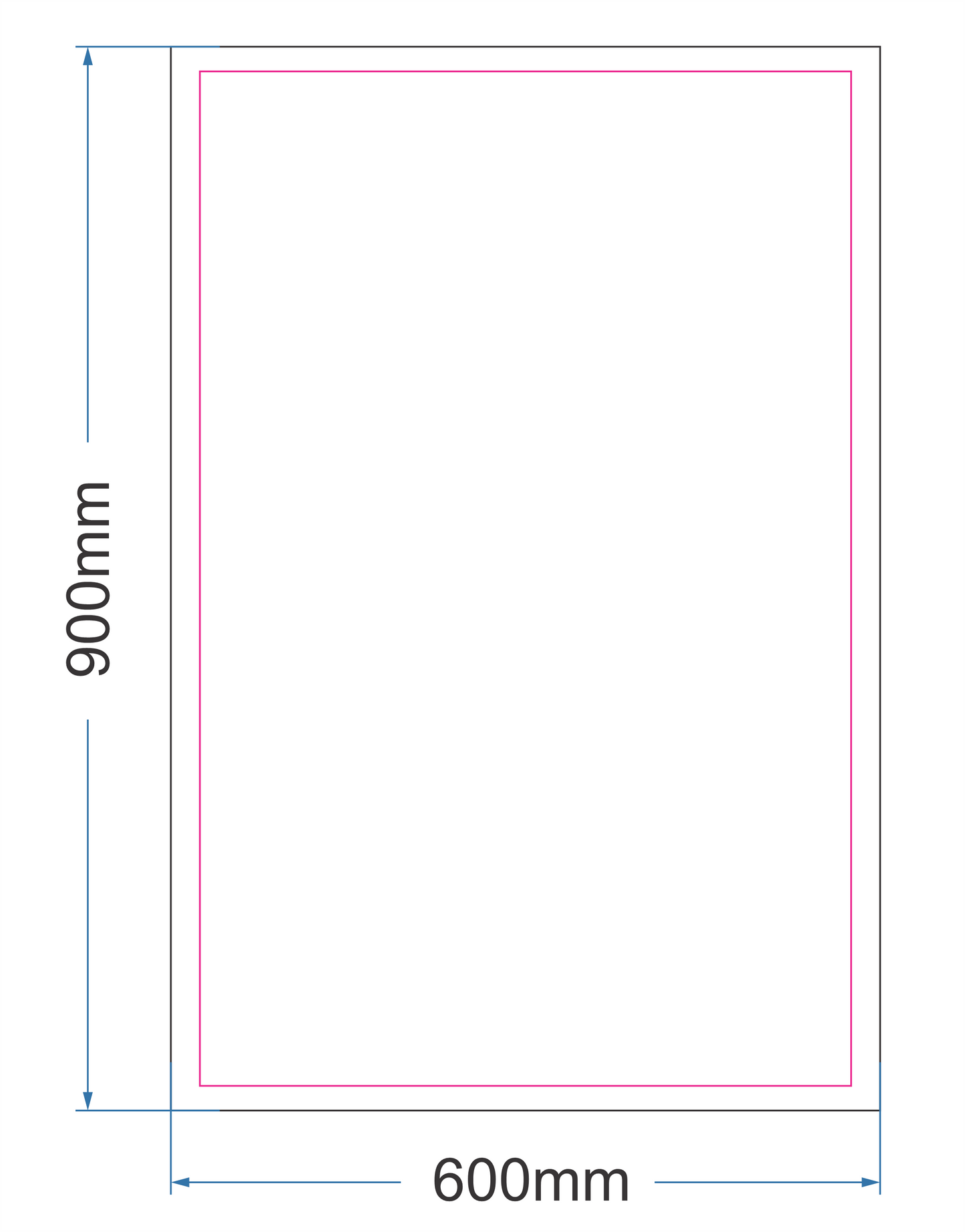 Metal A-Frame - With Corflute Inserts