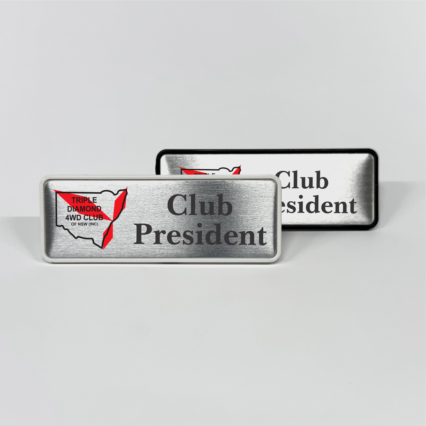 Triple Diamond Name Badges