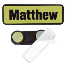 Load image into Gallery viewer, Name Badge 19 x 64 Magnet Back - Clever Fridge Magnets