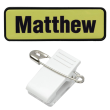 Load image into Gallery viewer, Name Badge 19 x 64 Pin/Clip Back - Clever Fridge Magnets
