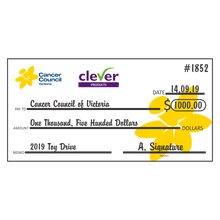 Load image into Gallery viewer, Large Novelty Cheque - Clever Fridge Magnets