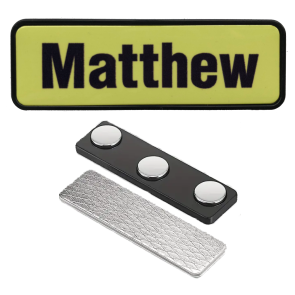 Name Badge 19 x 64 | 3 Spot Magnet Back