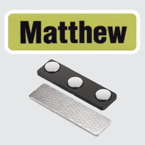 Name Badge 19 x 64 | 3 Spot Magnet Back