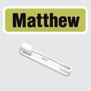 Name Badge 19 x 64 | Standard Pin Back