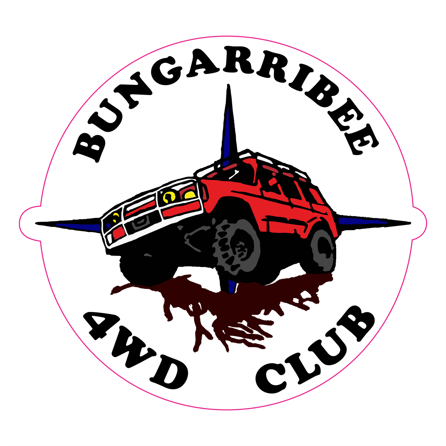 Bungarribee 4WD Club Sticker
