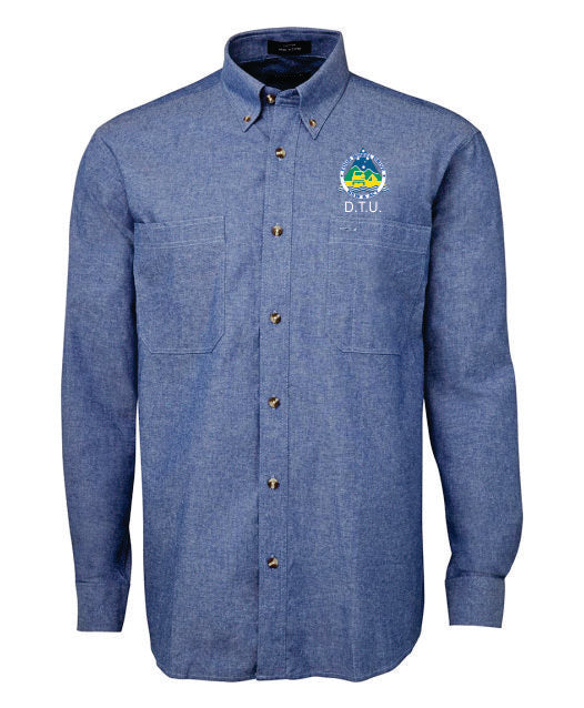 4WD NSW ACT INC DTU Men's Chambray Shirt - Clever Club Products