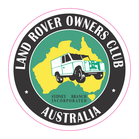 Land Rover Owners Club Club Sticker