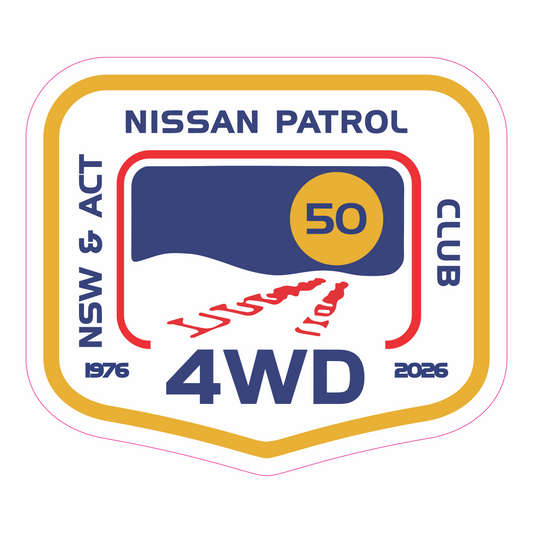 Nissan Patrol 4WD Club Sticker