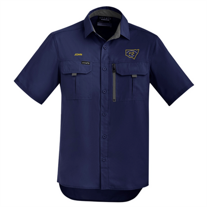 Subaru & Recreational 4WD Outdoor Short Sleeve Shirt Mens