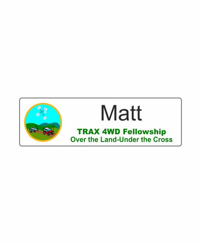 TRAX Name Badge - Clever Club Products