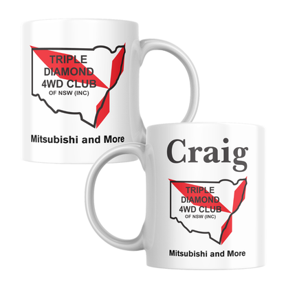 Triple Diamond Ceramic Mug