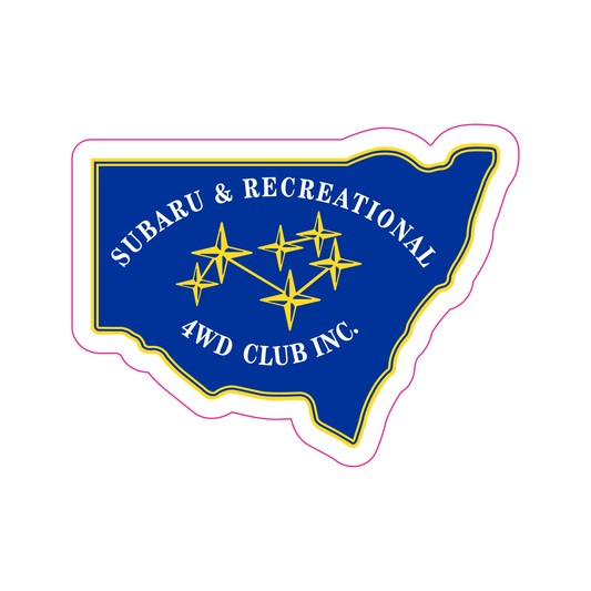 Subaru & Recreational 4WD Club Sticker