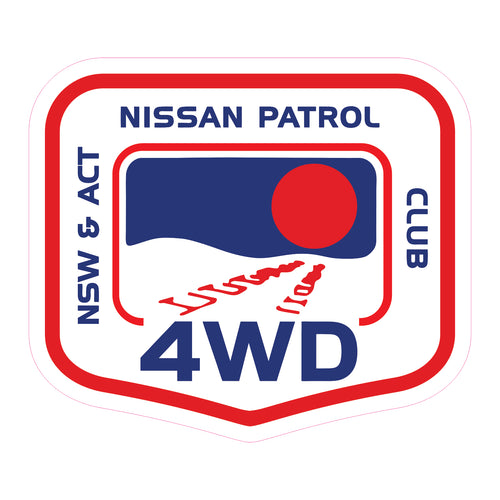Nissan Patrol 4WD Club Sticker