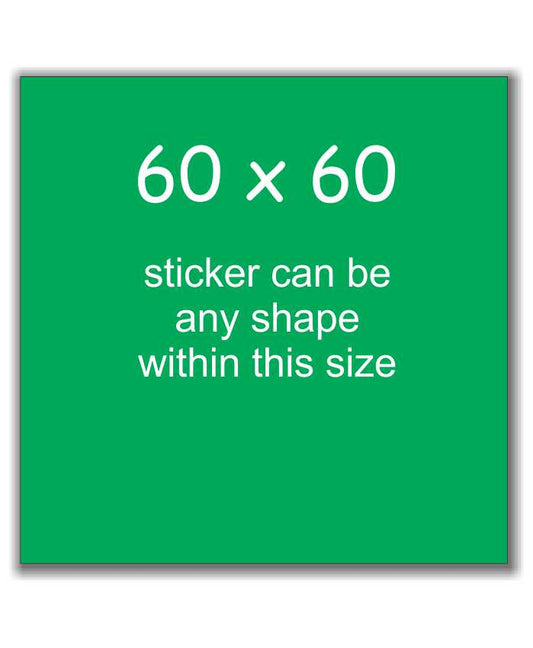 Square Stickers 60 x 60