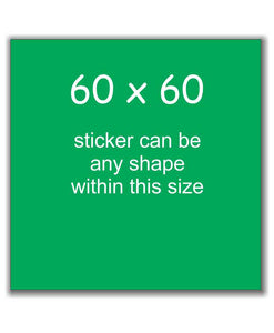Square Stickers 60 x 60